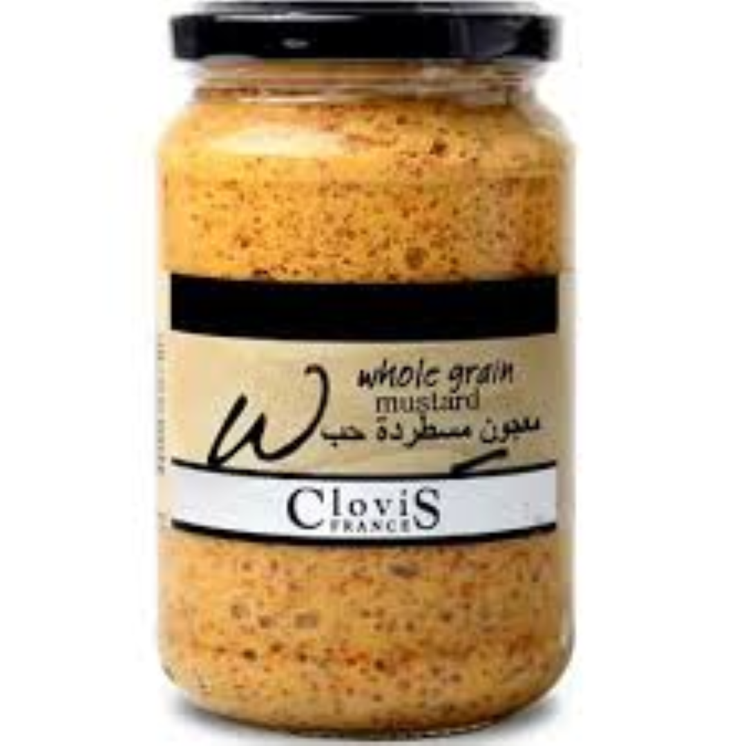 CLOVIS WHOLE GRAIN MUSTRARD 350G